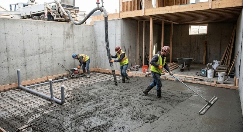 Basement Concrete Installation in Annapolis, MD