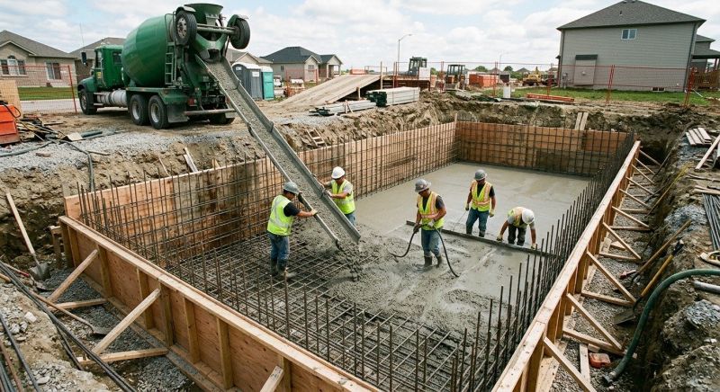 Basement Concrete Pouring in Severna Park, MD