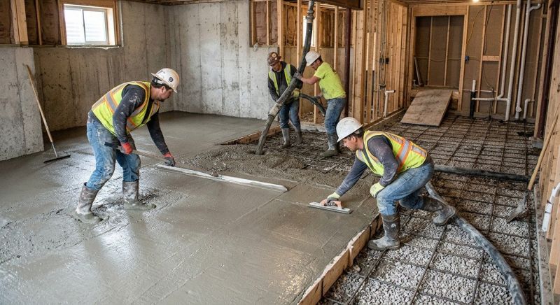 Basement Slab Installation in Severna Park, MD