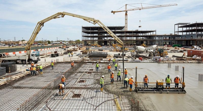 Commercial Slab Construction in College Park, MD