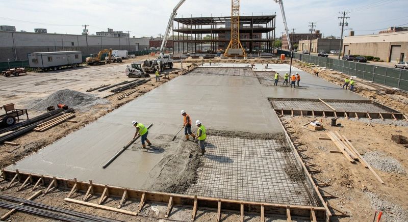 Commercial Slab Installation in Deale, MD
