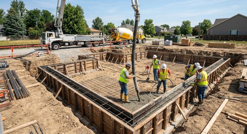 Concrete Foundation Installation in Chester, MD