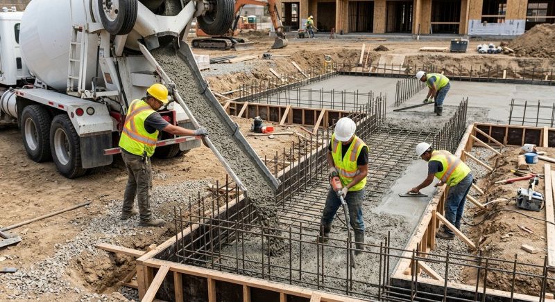 Concrete Foundation Pouring in Severna Park, MD
