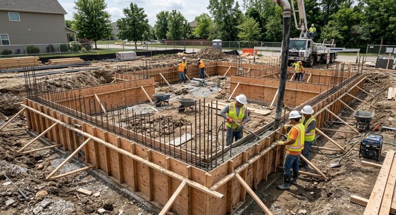 Foundation Construction in Dundalk, MD