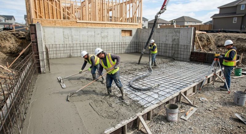 Foundation Slab Construction in Severna Park, MD