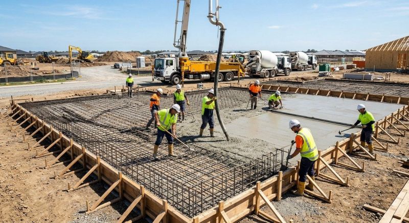 Foundation Slab Construction in Severna Park, MD