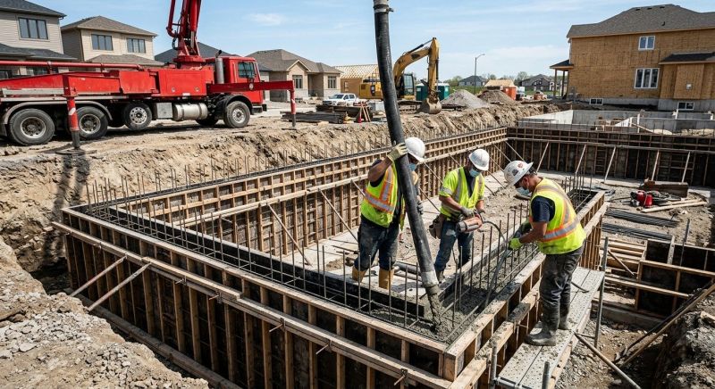Foundation Wall Pouring in Chester, MD