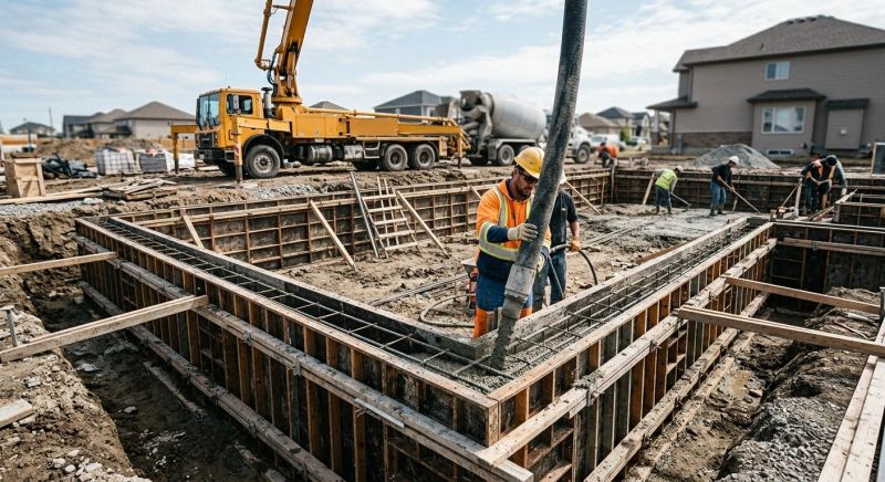 Foundation Wall Pouring in Pasadena, MD