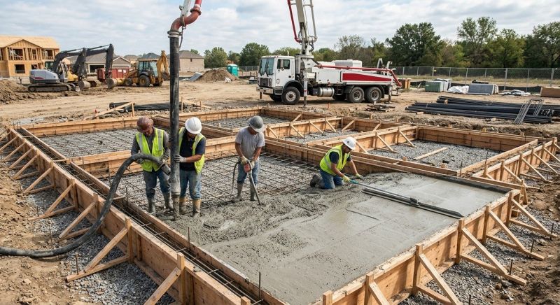 Foundation Wall Pouring in Sparrows Point, MD